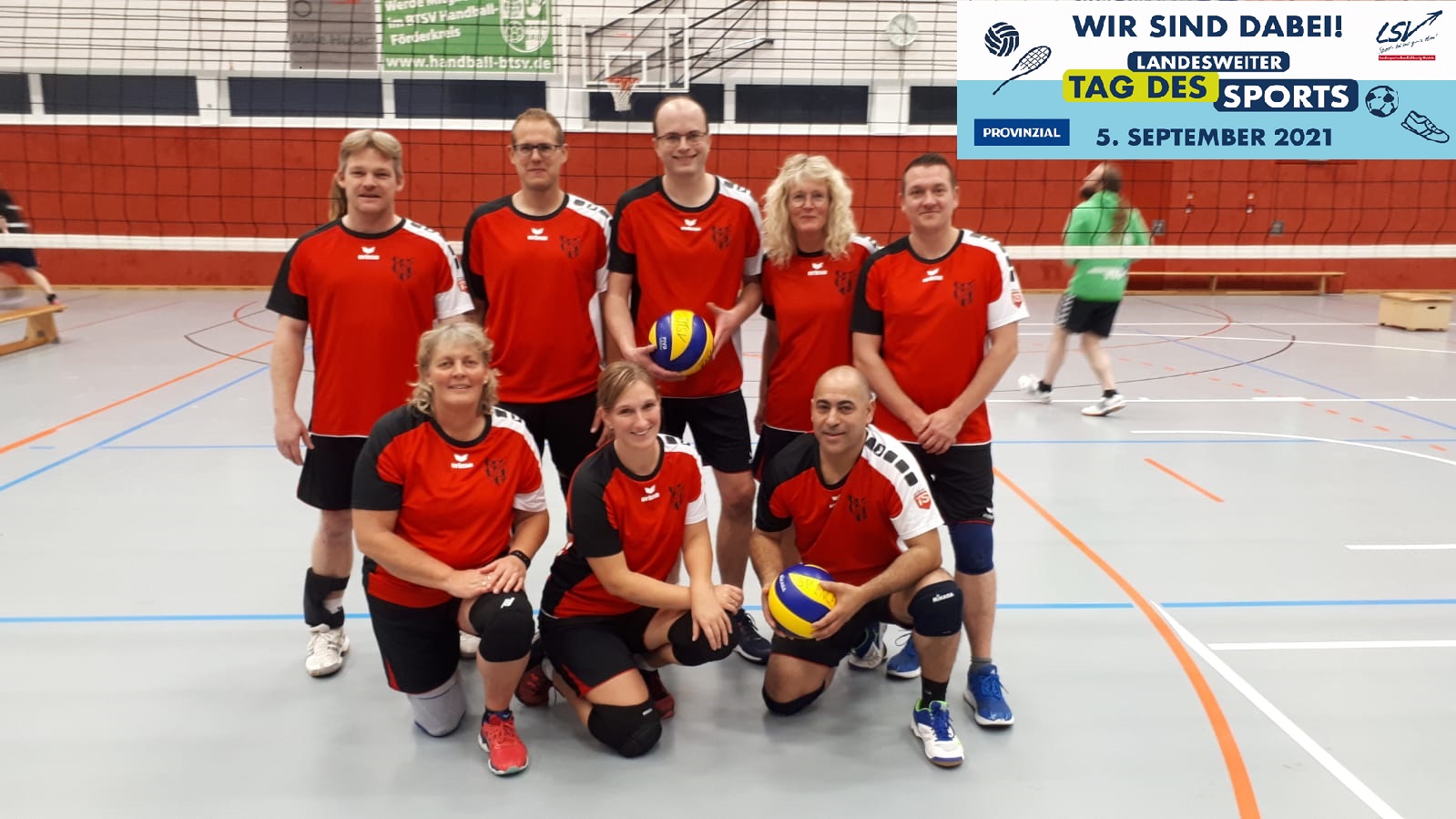 Volleyballgruppe des SV Enge-Sande - Halle Volleyballgruppe des SV Enge-Sande - Halle