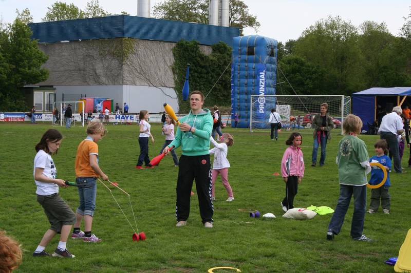 Jonglage beim Oldenburger Sportfest