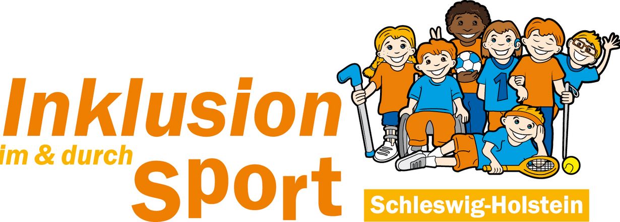 Logo Inklusion im und durch Sport in Schleswig-Holstein Logo Inklusion im und durch Sport