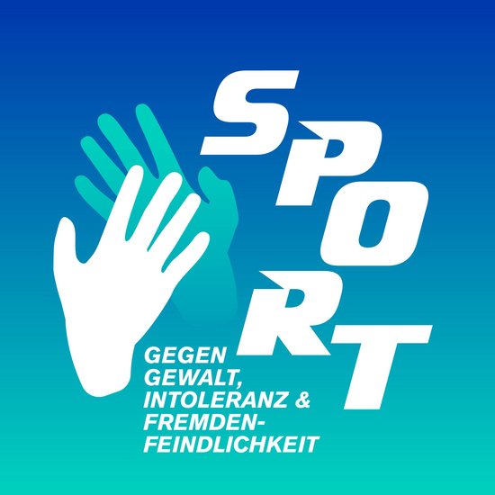 Logo des Programms Sport gegen Gewalt, Intoleranz und Fremdenfeindlichkeit
