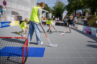 Floorball-Spieler