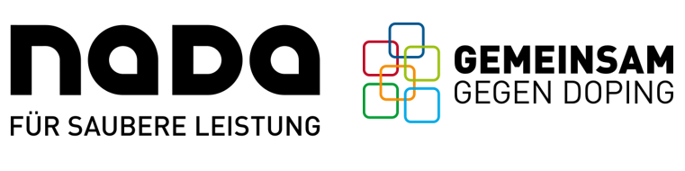Logo NADA und Logo Gemeinsam gegen Doping 